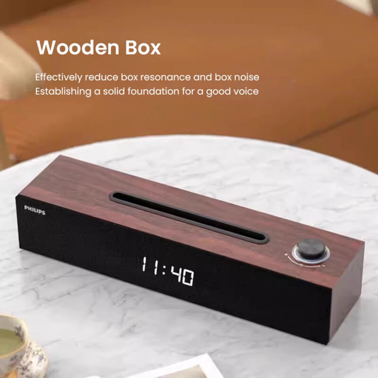 [SPA3809][Phone Stand] Philips Speaker Bluetooth 5.3 USB Dual Connection Methods Strip Shape - Polar Tech Australia