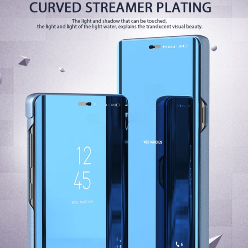 Load image into Gallery viewer, Samsung Galaxy Note 9 (SM-N960) - Mirror Clear View Horizontal Flip PU Leather Case
