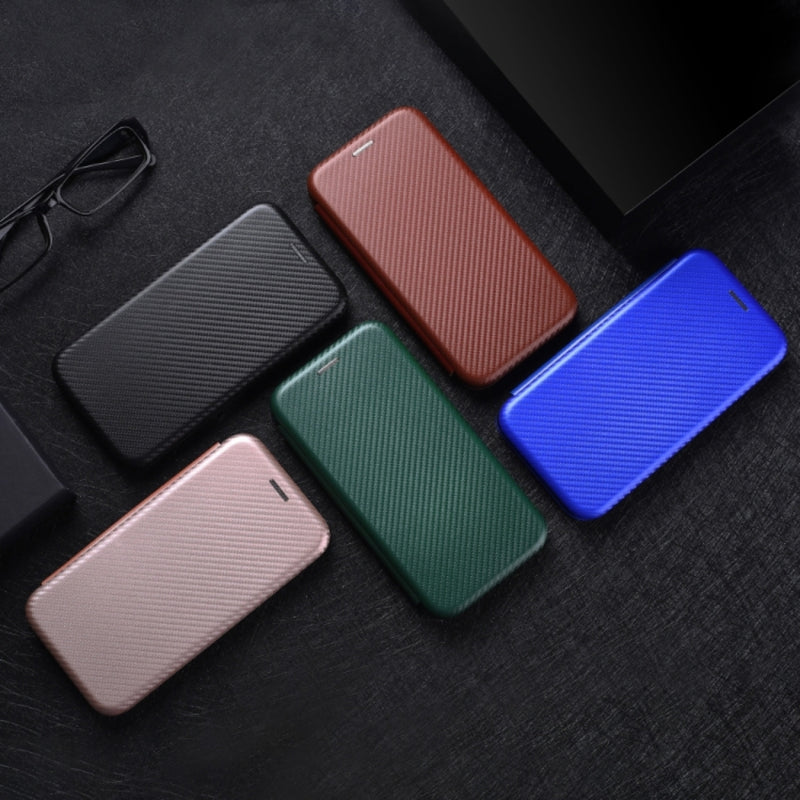 Cargue la imagen en el visor de la galería, OPPO A79 5G (CPH2557, CPH2553) - Carbon Fiber Texture Flip Leather Phone Case - Polar Tech Australia
