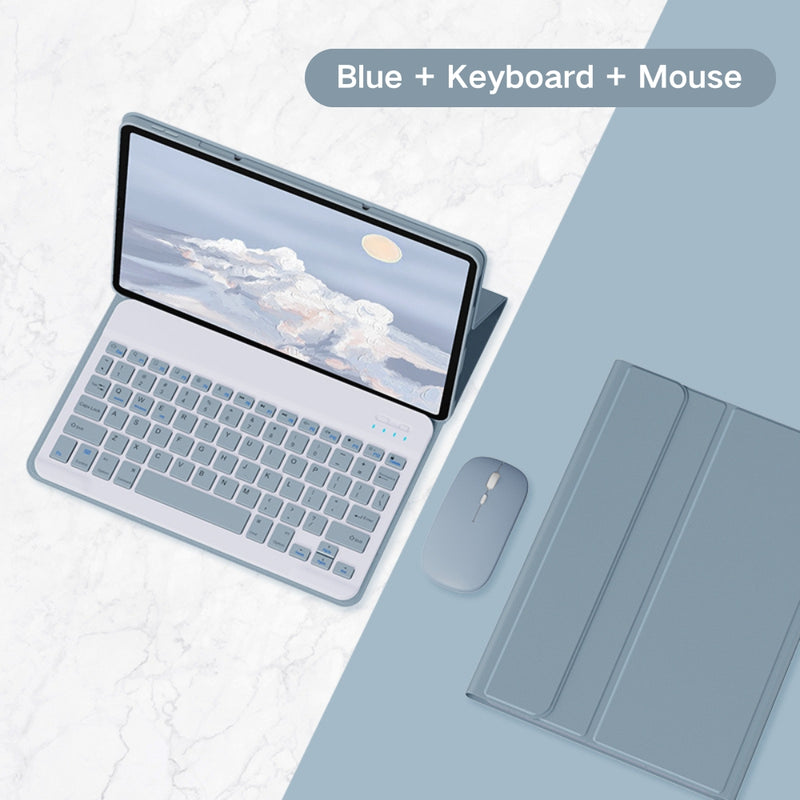 Cargue la imagen en el visor de la galería, Lenovo Tab M11 11.0&quot; 2024 (TB-330XU/330FU) - Detachable Magnetic Bluetooth Keyboard Case With Backlight and Mouse - Polar Tech Australia
