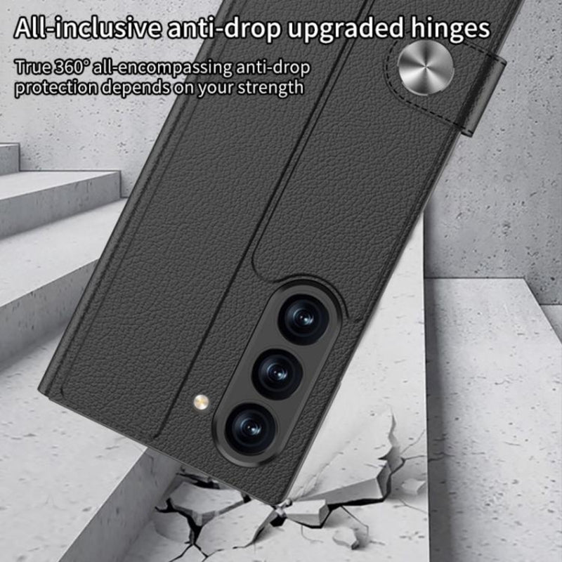 Load image into Gallery viewer, Samsung Galaxy Z Fold7 5G - GKK Integrated Flip Leather Phone Case
