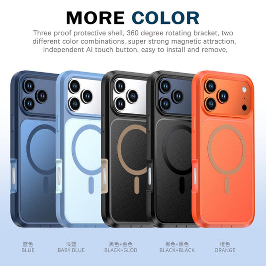 Apple iPhone 18 Pro Max - Silicone Magnetic Anti-drop Protective Phone Case
