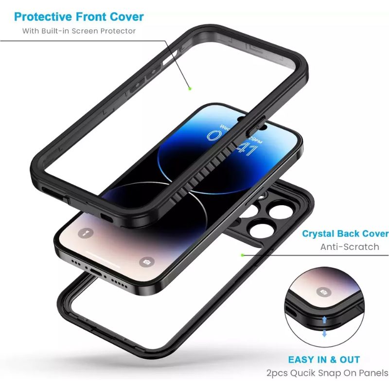 Load image into Gallery viewer, [FS Series] Apple iPhone 14 Pro / 14 Pro Max - Redpepper Full Covered Waterproof Heavy Duty Tough Armor Case - Polar Tech Australia
