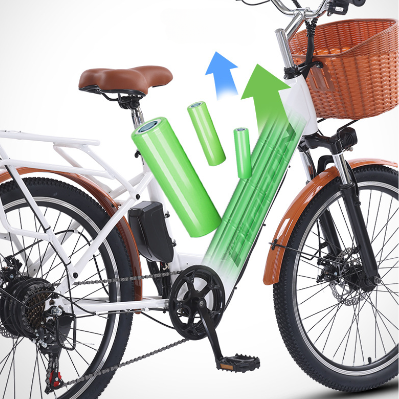 Load image into Gallery viewer, Flying Pigeon 350W 24 inch Wheel Type High Power Long Range Electric Bike Bicycle
