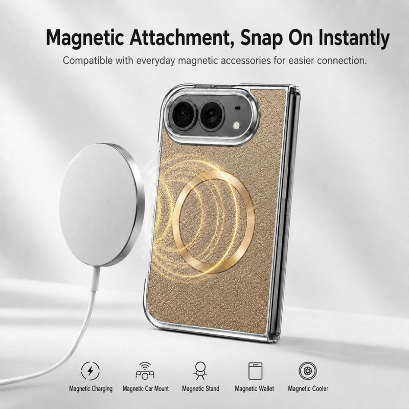 Load image into Gallery viewer, Apple iPhone Ultra / Fold - Glitter Powder Magnetic Integrated Film Phone Case
