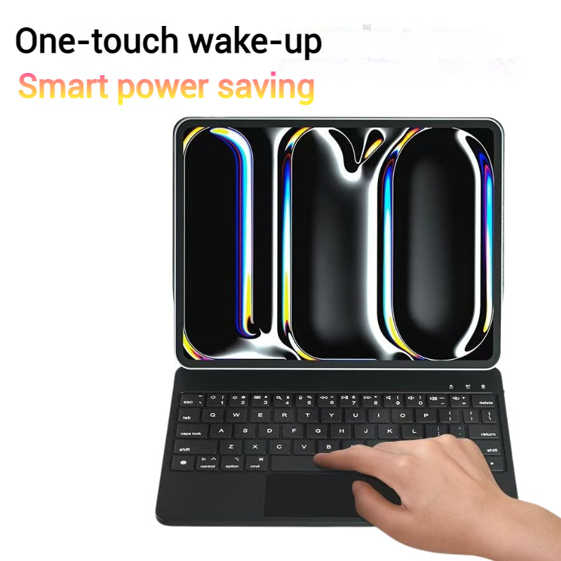 Chargez l&#39;image dans la visionneuse de la galerie, [With Touchpad][Magic Keybord] Apple iPad Pro 13-inch 7th Gen (2024) Smart Multi-Touch Trackpad Magnetic Wireless Keyboard Case With RGB Backlit - Polar Tech Australia
