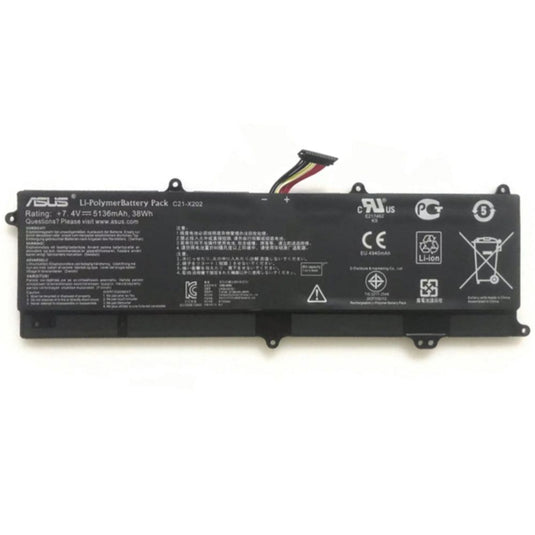 [C21-X202] ASUS VivoBook Q200e F201E F202E S200E X201E Replacement Battery - Polar Tech Australia