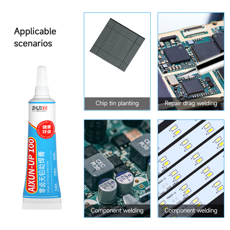 Load image into Gallery viewer, AiXun UP100 Zero Halogen Lead-Free Soldering Flux – 10ML - Polar Tech Australia
