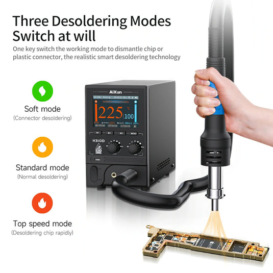 AiXun H310D Smart Hot Air Rework Station for BGA Repair - Polar Tech Australia
