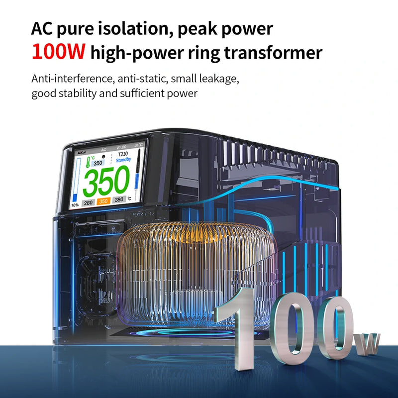 Load image into Gallery viewer, AiXun T410 Single-Channel Smart Soldering Station – Precision PCB Repair - Polar Tech Australia
