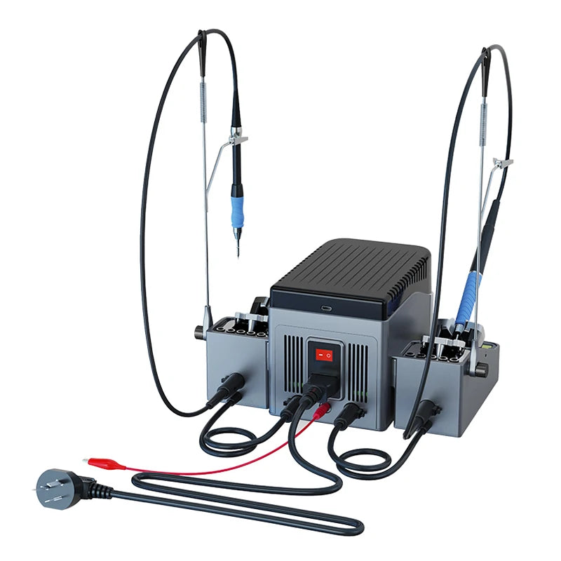 Load image into Gallery viewer, [AiXun T420D] Dual Channel Smart Soldering Station – 200W - Polar Tech Australia
