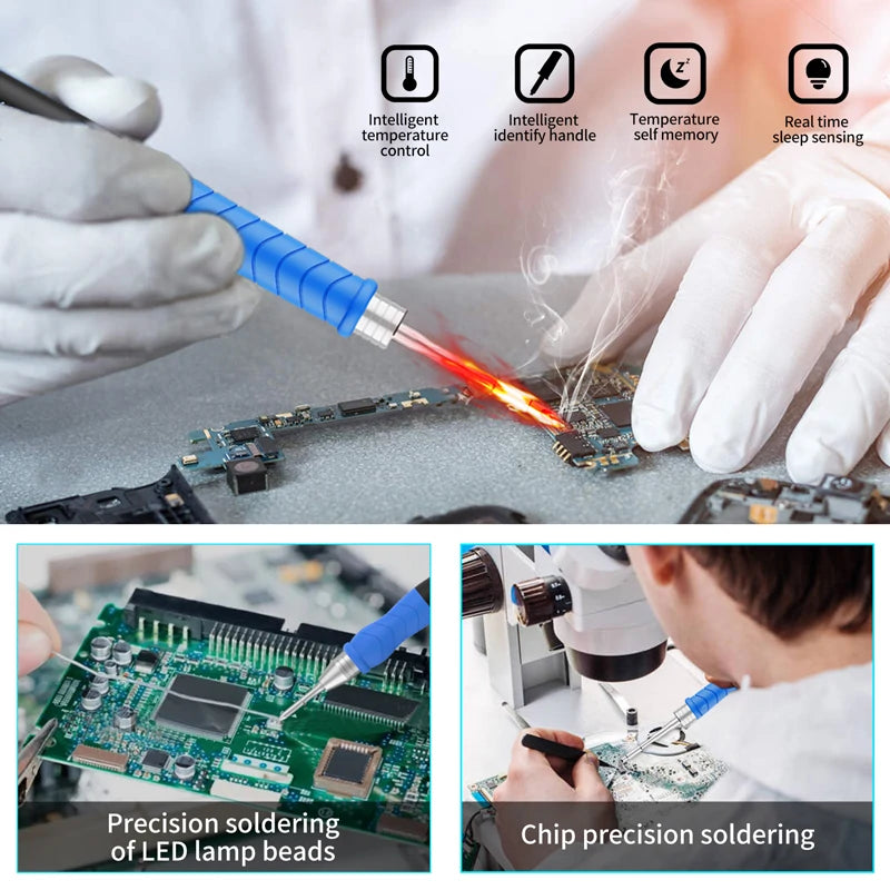 Load image into Gallery viewer, [AiXun T420D] Dual Channel Smart Soldering Station – 200W - Polar Tech Australia
