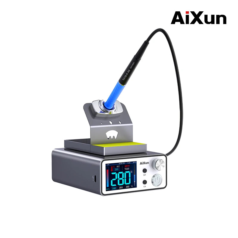 Load image into Gallery viewer, AiXun T3BS 75W Integrated Soldering Station – Precision Electronics Repair - Polar Tech Australia
