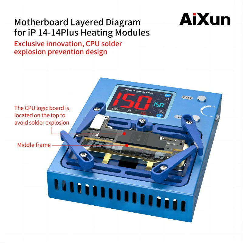 Load image into Gallery viewer, AiXun iHeater Pro – Intelligent Desoldering Station for Mobile Mainboard Repair - Polar Tech Australia
