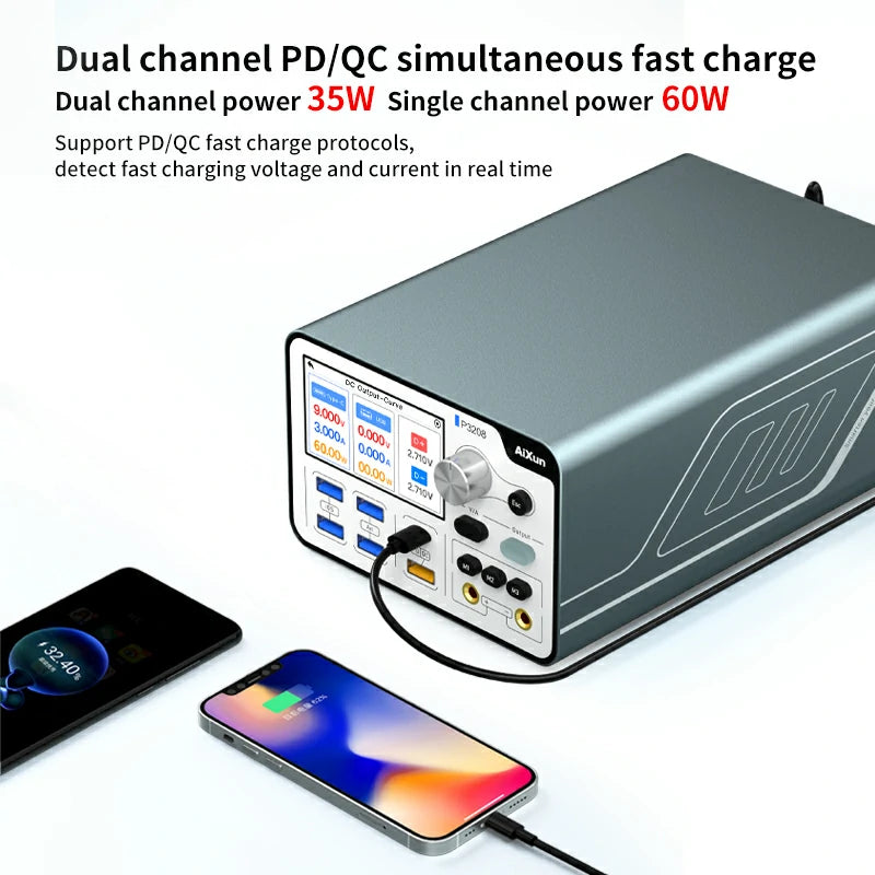 Load image into Gallery viewer, [AiXun P3208] 320W Smart Regulated Power Supply (32V/8A) – One-Key Boot Power Box - Polar Tech Australia
