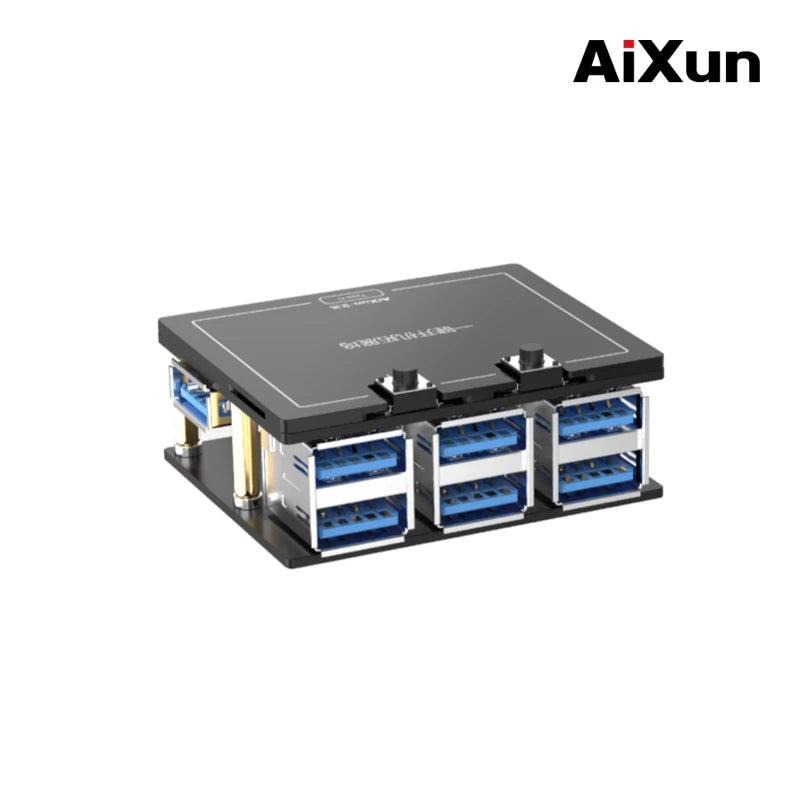 Load image into Gallery viewer, AiXun P2408S One-Key Boot-Up Docking Station with Six HUB Ports - Polar Tech Australia
