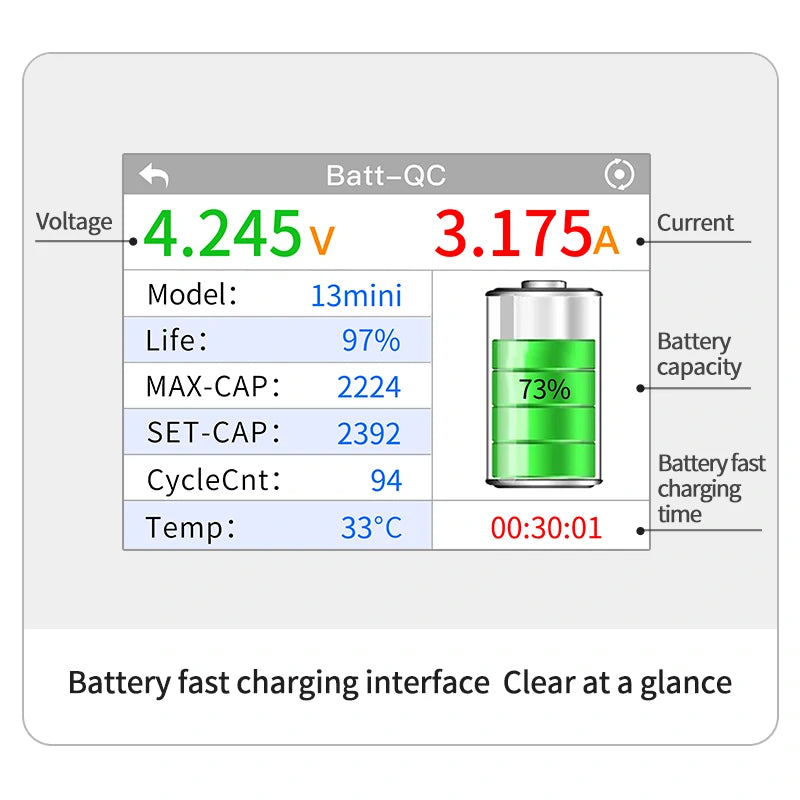 Chargez l&#39;image dans la visionneuse de la galerie, AiXun P2408S Battery Fast Charging Adaptor – Compatible with iPhone 6-13 Pro Max Series - Polar Tech Australia
