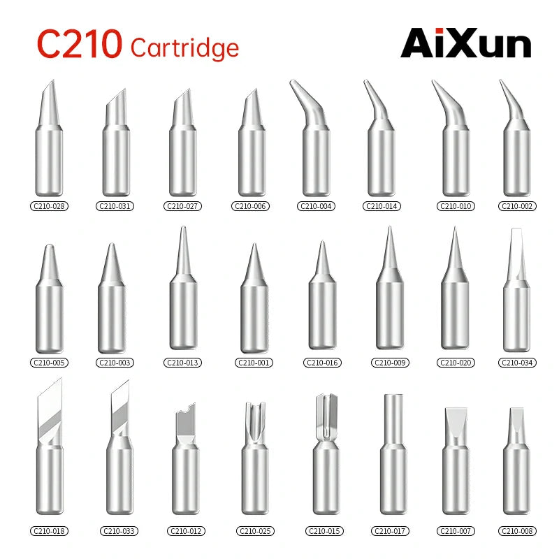 Load image into Gallery viewer, AiXun C210 Customized Soldering Iron Tips – High-Performance Replacement for Precision Soldering - Polar Tech Australia
