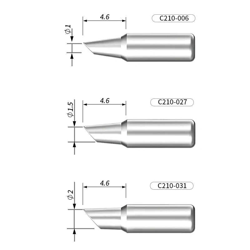 Load image into Gallery viewer, AiXun C210 Customized Soldering Iron Tips – High-Performance Replacement for Precision Soldering - Polar Tech Australia
