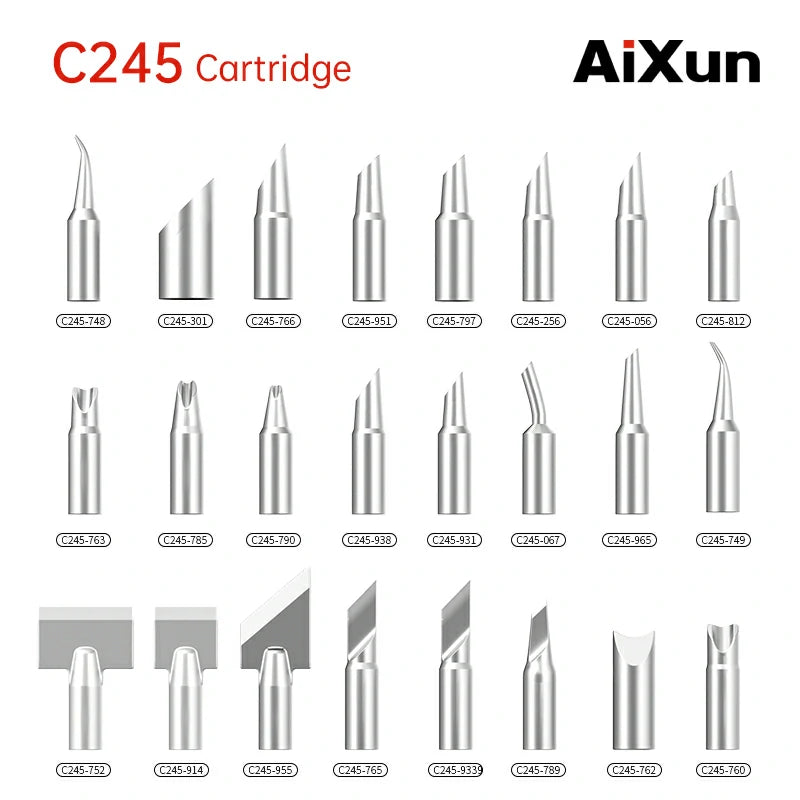 Load image into Gallery viewer, AiXun C245 Customized Soldering Iron Tips – High-Precision Cartridge for Professional Soldering - Polar Tech Australia
