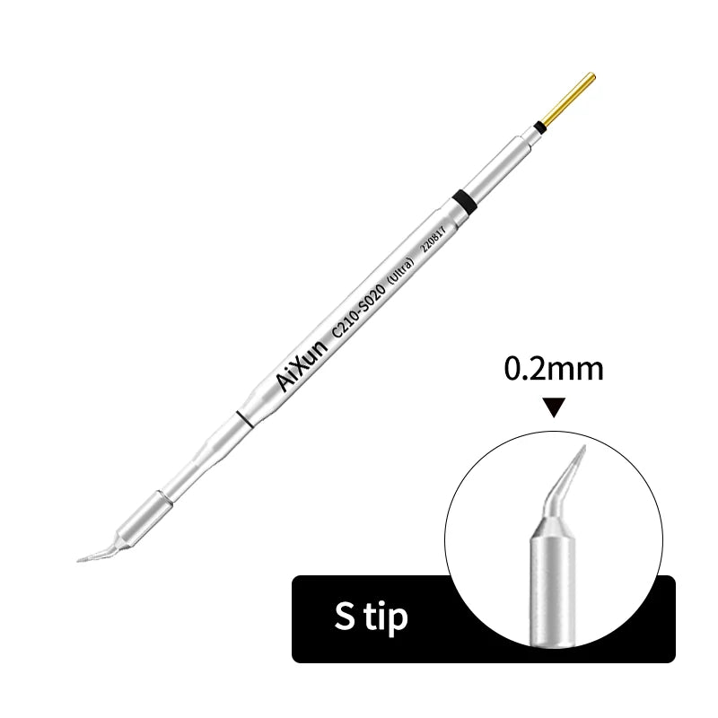 Load image into Gallery viewer, AiXun C210 Replacement Soldering Iron Tips – High-Precision Micro Soldering for SMD Rework - Polar Tech Australia
