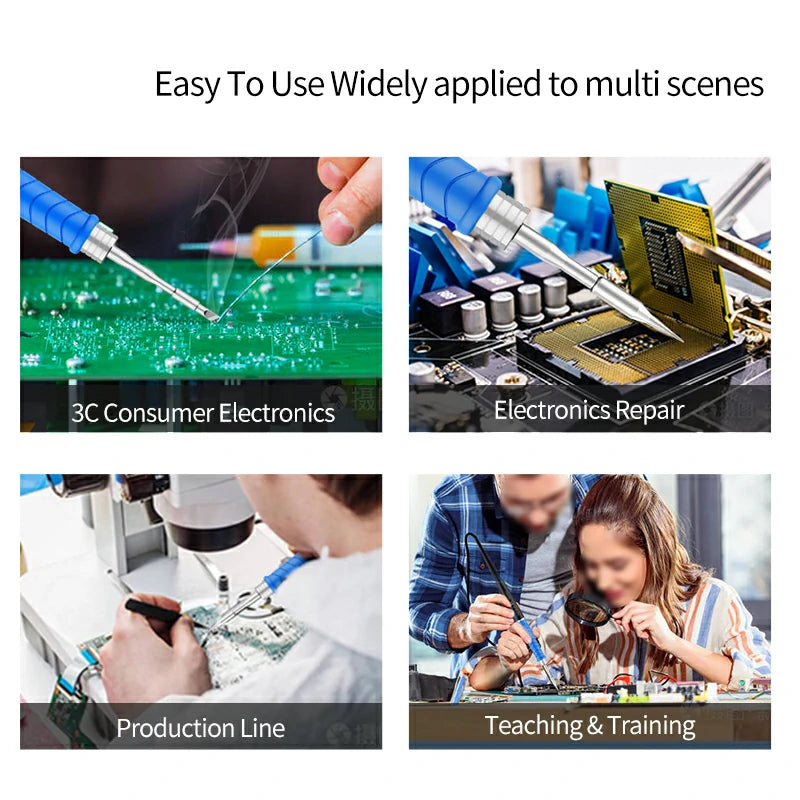 Load image into Gallery viewer, AiXun C210 Replacement Soldering Iron Tips – High-Precision Micro Soldering for SMD Rework - Polar Tech Australia
