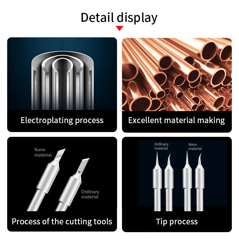 Load image into Gallery viewer, AiXun C245 High-Level Nano Lead-Free Soldering Iron Tips – JBC-Compatible Replacement for T245 Handles - Polar Tech Australia
