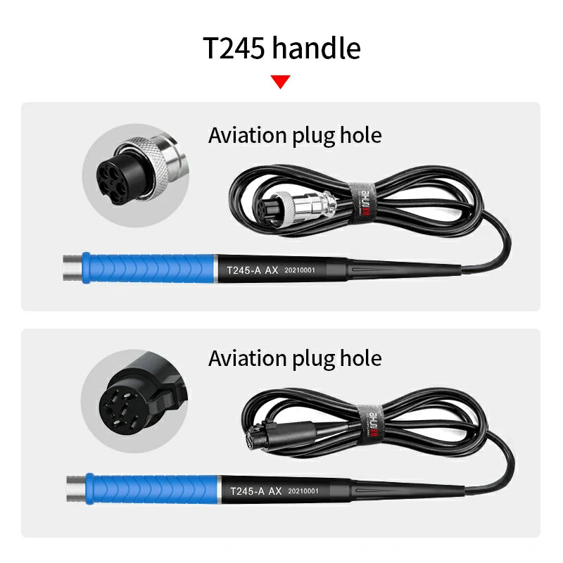 Load image into Gallery viewer, AiXun C245 High-Level Nano Lead-Free Soldering Iron Tips – JBC-Compatible Replacement for T245 Handles - Polar Tech Australia
