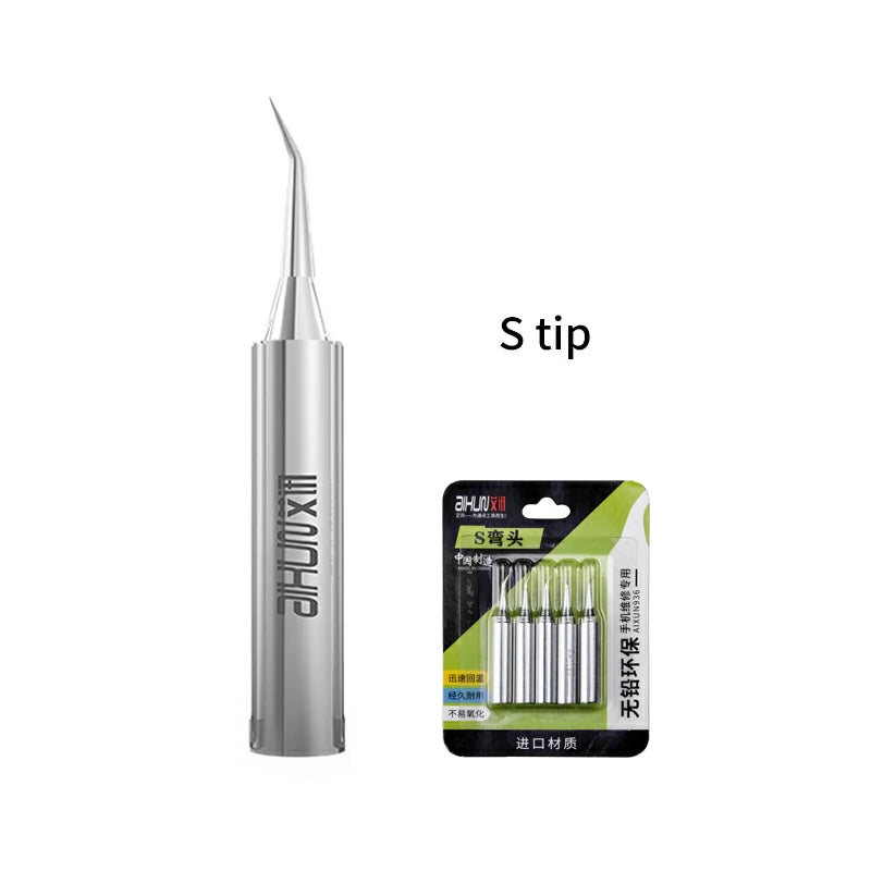 Load image into Gallery viewer, AiXun 936 Universal Lead-Free Silver Soldering Iron Tips – 5PCS Set - Polar Tech Australia

