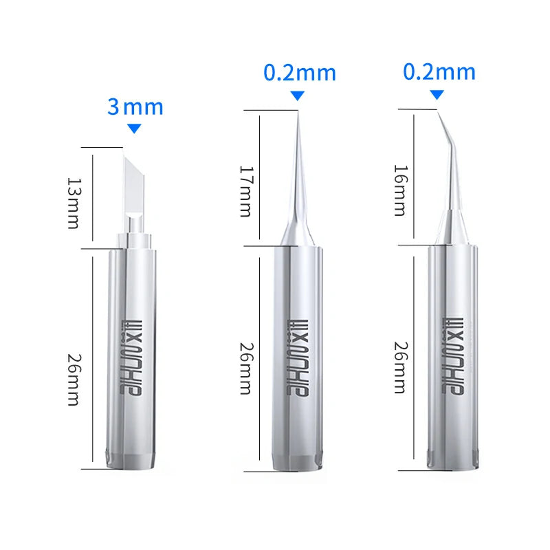 Load image into Gallery viewer, AiXun 936 Universal Lead-Free Silver Soldering Iron Tips – 5PCS Set - Polar Tech Australia
