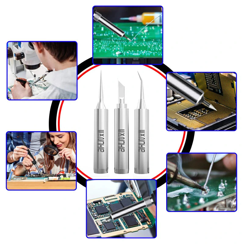 Load image into Gallery viewer, AiXun 936 Universal Lead-Free Silver Soldering Iron Tips – 5PCS Set - Polar Tech Australia
