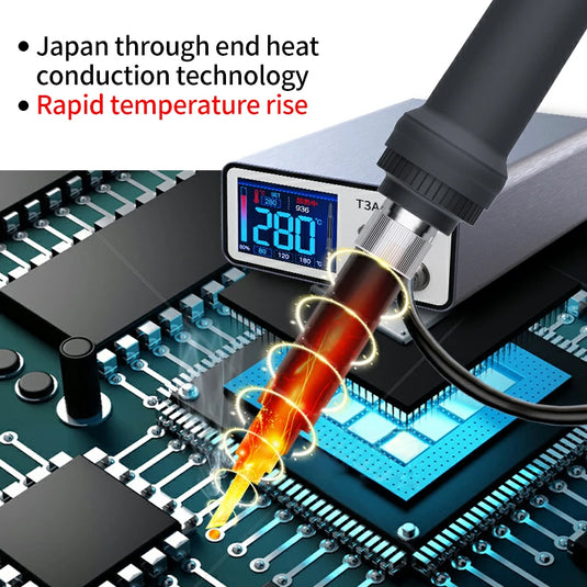 AiXun 936 High-Level Lead-Free Soldering Iron Tips for T3A Soldering Station - Polar Tech Australia