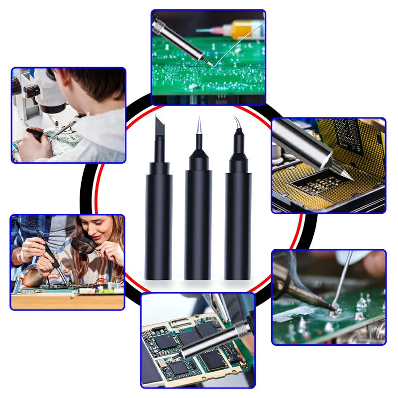 Load image into Gallery viewer, AiXun 936 High-Level Lead-Free Soldering Iron Tips for T3A Soldering Station - Polar Tech Australia
