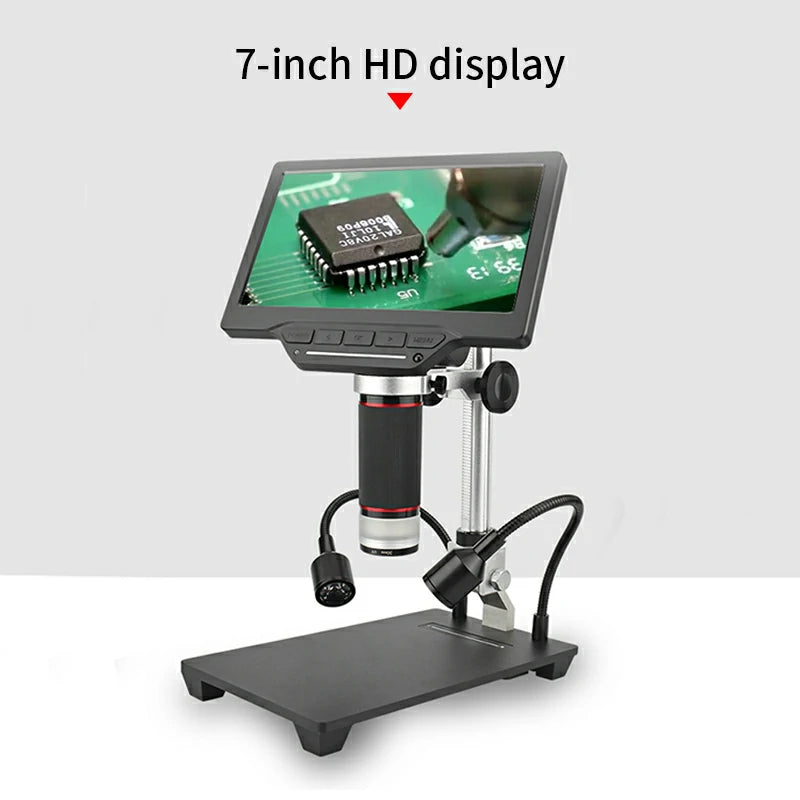 Load image into Gallery viewer, AiXun 7-Inch HD Digital Industrial Microscope – Perfect for BGA Rework &amp; Precision Soldering - Polar Tech Australia
