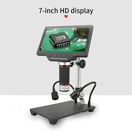 AiXun 7-Inch HD Digital Industrial Microscope – Perfect for BGA Rework & Precision Soldering - Polar Tech Australia