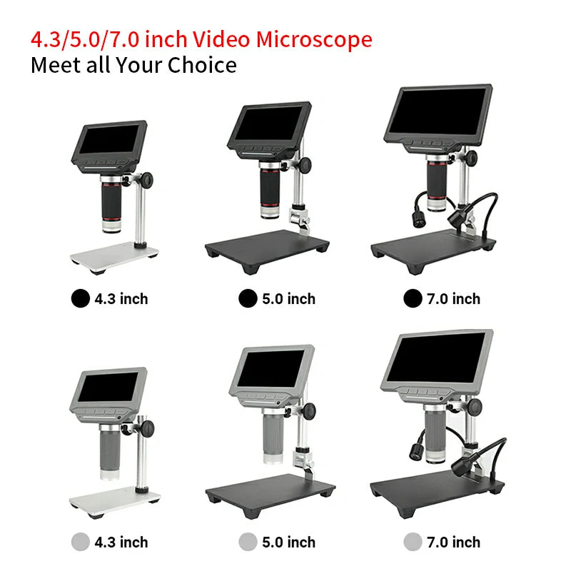 Load image into Gallery viewer, AiXun 7-Inch HD Digital Industrial Microscope – Perfect for BGA Rework &amp; Precision Soldering - Polar Tech Australia
