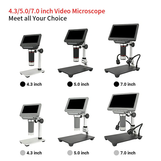 AiXun 7-Inch HD Digital Industrial Microscope – Perfect for BGA Rework & Precision Soldering - Polar Tech Australia