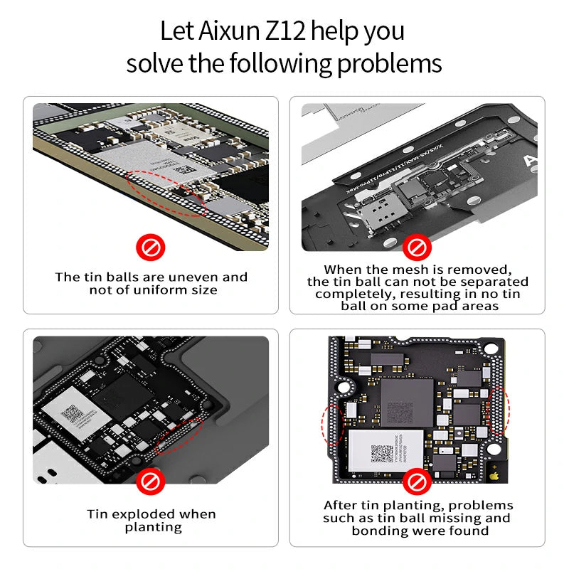Load image into Gallery viewer, AiXun Z12 Strong Magnetic Middle Frame Reballing Platform – For iPhone 12 Series Motherboard Repair - Polar Tech Australia
