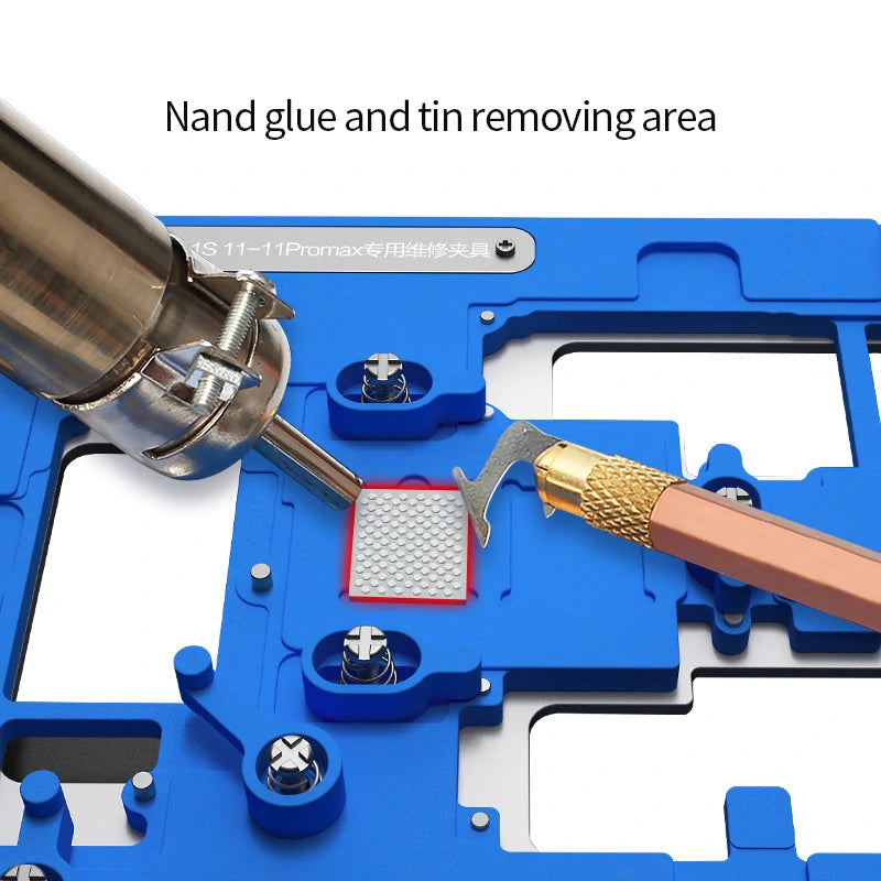 Load image into Gallery viewer, AiXun FT11S Logic Board Repair Fixture – Professional Mainboard Separation &amp; Soldering Jig for iPhone 11 Series - Polar Tech Australia
