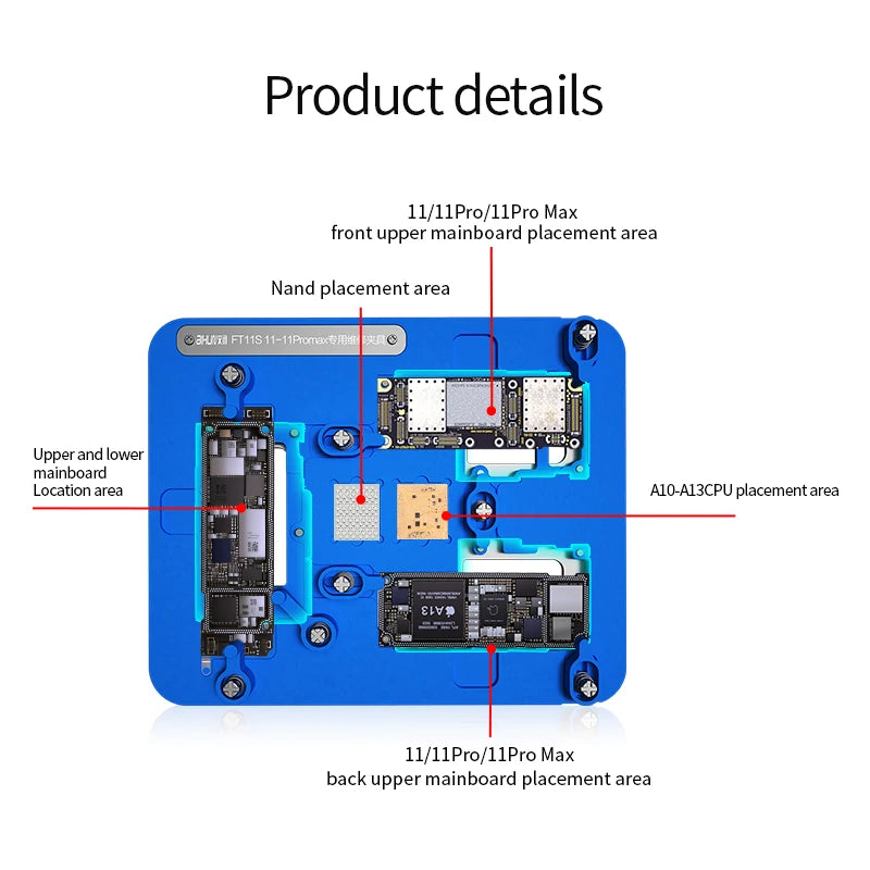 Load image into Gallery viewer, AiXun FT11S Logic Board Repair Fixture – Professional Mainboard Separation &amp; Soldering Jig for iPhone 11 Series - Polar Tech Australia
