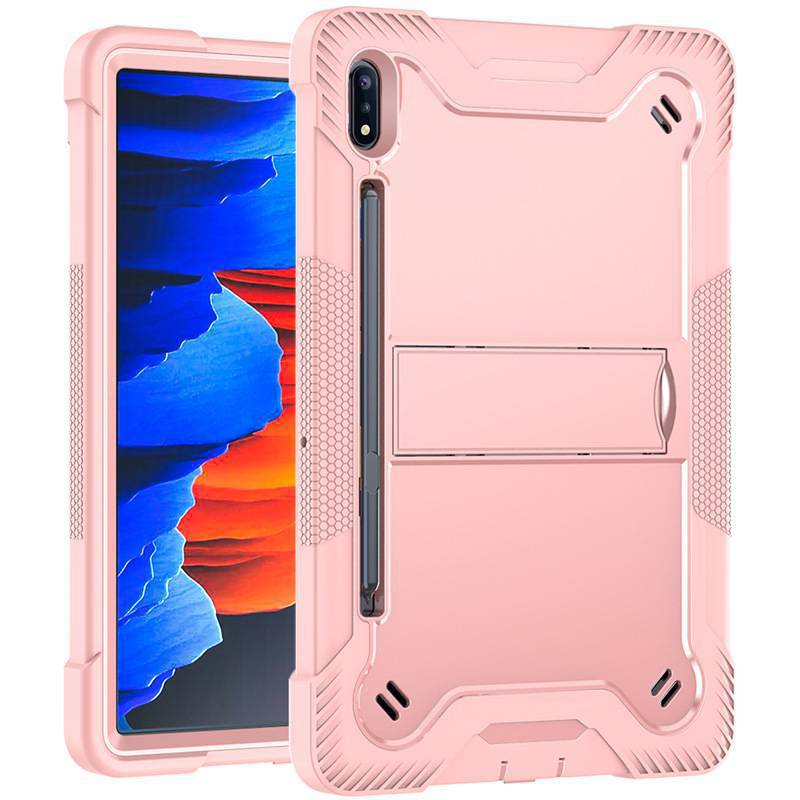 Cargue la imagen en el visor de la galería, Samsung Galaxy Tab S7 Plus/S8 Plus/S7 FE/S9 Plus/S9 FE Plus - Heavy Duty Defender Armor Drop Proof Stand Case - Polar Tech Australia
