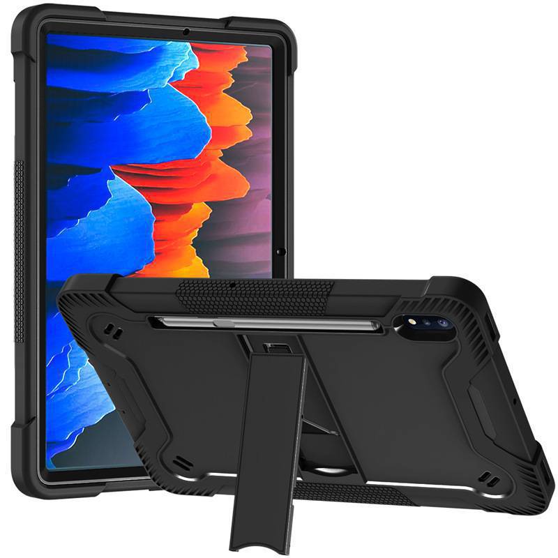 Cargue la imagen en el visor de la galería, Samsung Galaxy Tab S7 Plus/S8 Plus/S7 FE/S9 Plus/S9 FE Plus - Heavy Duty Defender Armor Drop Proof Stand Case - Polar Tech Australia
