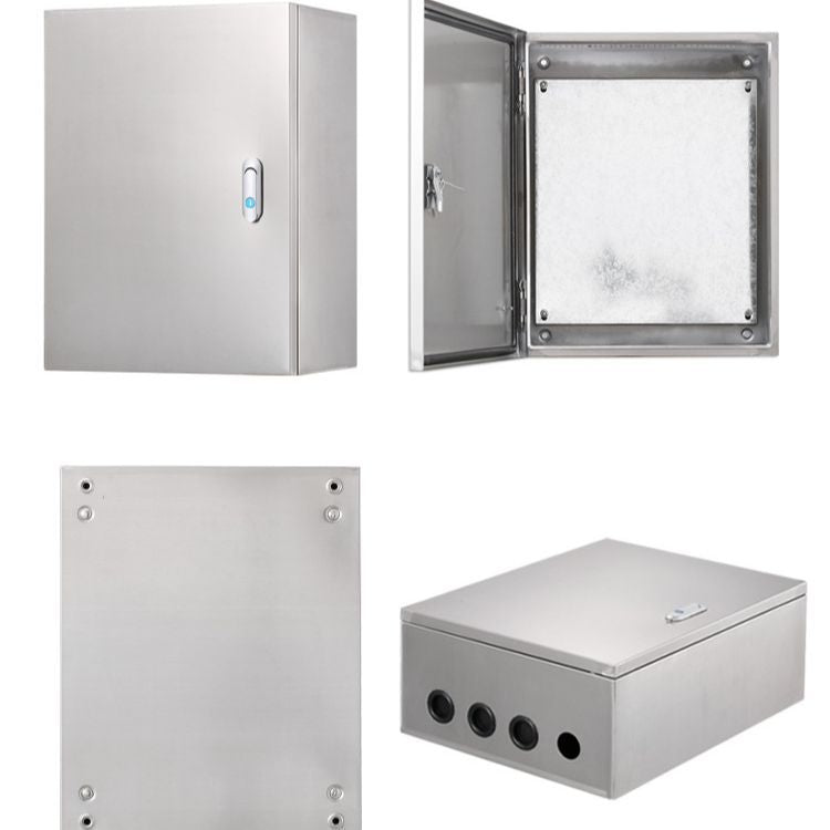 Load image into Gallery viewer, 304 Stainless Steel Weatherproof Anti-Rust/ Anti-Corrosion outdoor Electrical Enclosure CCTV/Alarm Security Equipment Lockable Safe Metal Box Wall Mount - Polar Tech Australia
