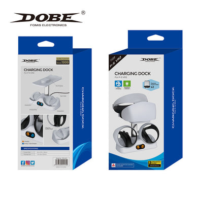 PlayStation PS VR 2 - Dobe All in One Storage Headset Controller Storage Stand - Polar Tech Australia