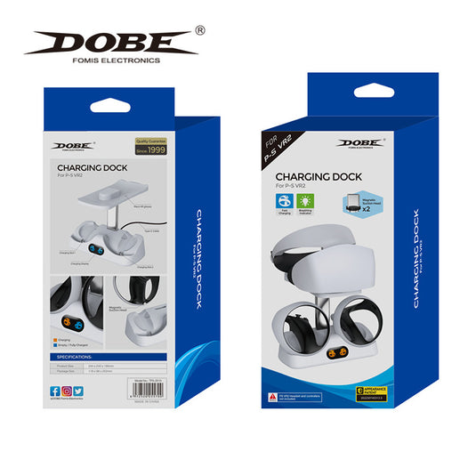 PlayStation PS VR 2 - Dobe All in One Storage Headset Controller Storage Stand - Polar Tech Australia