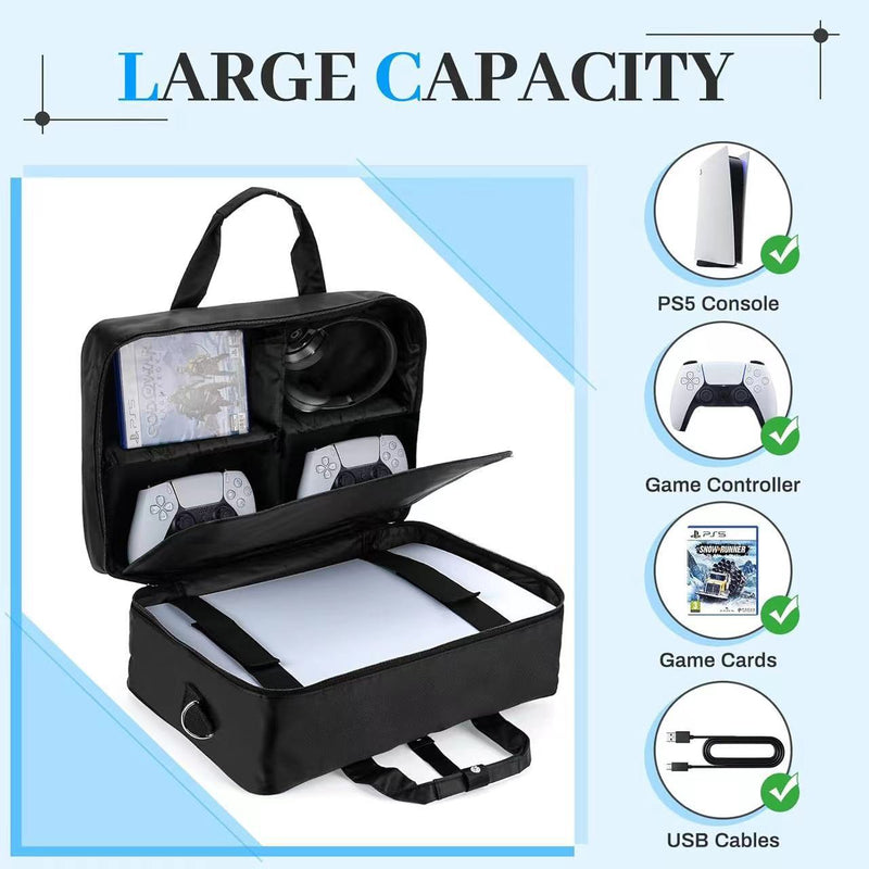 Load image into Gallery viewer, SONY PlayStation 5 / PS5 All-in-one Multifunction Durable Carry Hand Bag Travel Storage Bag - Polar Tech Australia
