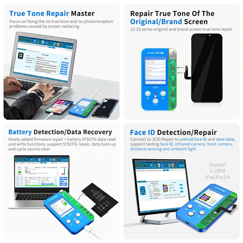 Cargue la imagen en el visor de la galería, [V1SE] JCID Programmer For True Tone Battery Face ID Camera Repair - Polar Tech Australia
