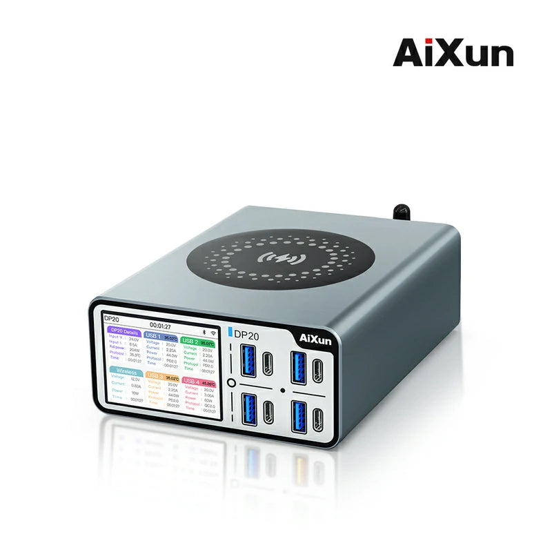 Chargez l&#39;image dans la visionneuse de la galerie, AiXun DP20 Desktop Smart Fast Charger – 200W Multi-Protocol Charging Solution - Polar Tech Australia
