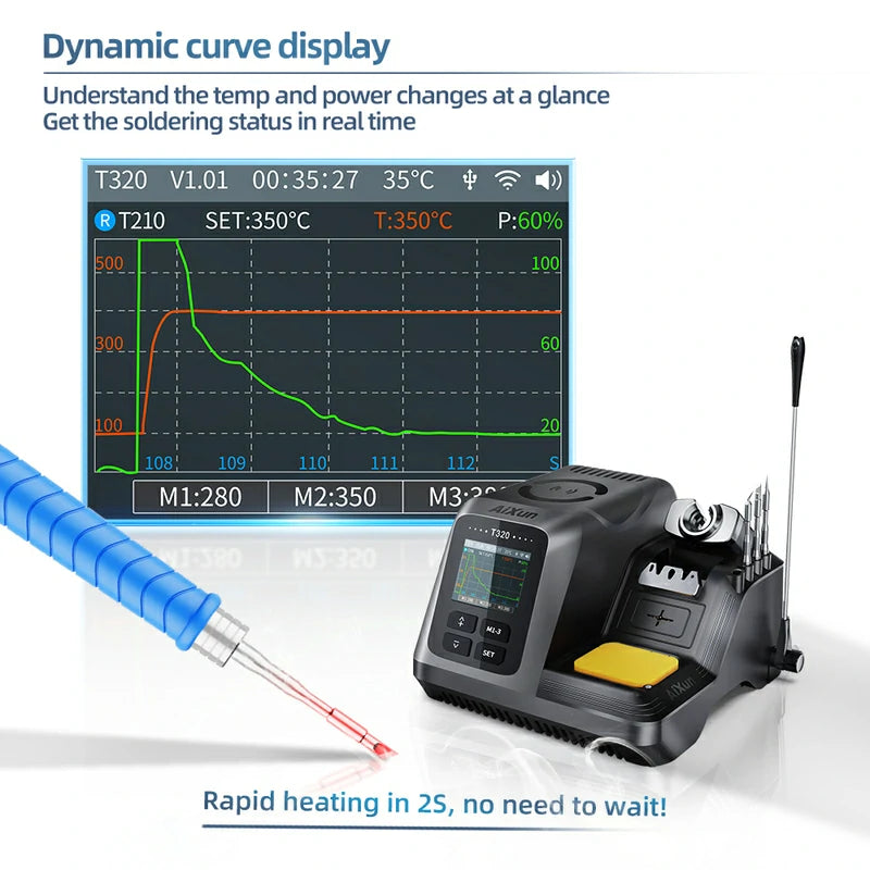 Load image into Gallery viewer, AiXun T320 Integrated Precision Smart Soldering Station - Polar Tech Australia
