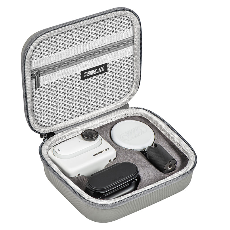 Chargez l&#39;image dans la visionneuse de la galerie, STARTRC PU Waterproof Storage Bag for Insta360 Go 3 (Grey) - Polar Tech Australia
